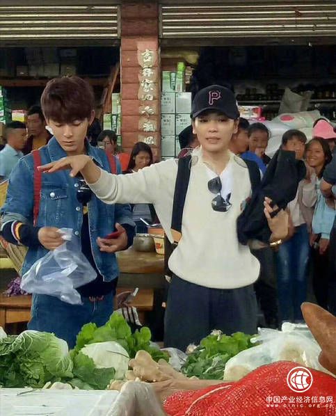 家庭主婦既視感！劉濤素顏和陳翔逛菜市場(chǎng)買菜