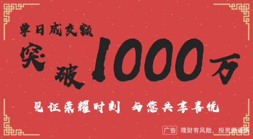 叮叮理財(cái)日成交額首破1000萬(wàn) 再創(chuàng)歷史新高