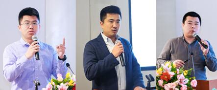 順旅集團(tuán)董事會(huì)辦公室主任郭峰、順旅集團(tuán)黨委副書記、總經(jīng)理王振、順旅集團(tuán)品牌文化部部長(zhǎng)張曦（左至右）