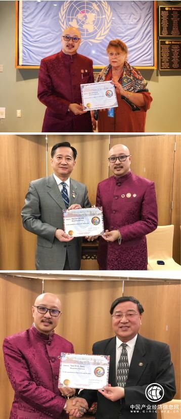 聯(lián)合國NGO組織美國亞裔聯(lián)盟主席任世貿(mào)總會榮譽主席