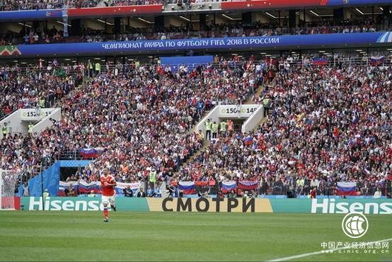 海信世界杯首秀出奇招！打出俄文廣告驚艷全場(chǎng)