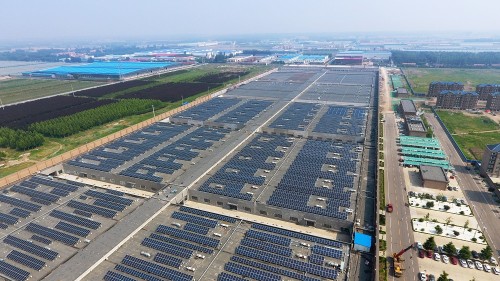 固德威助力山東服裝巨頭4.5MW工商業(yè)光伏電站，吹響“新能源動力”號角