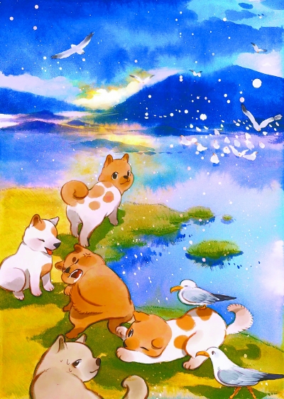 “土狗”插畫，打動(dòng)觀眾萌“出圈”