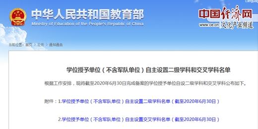 “文化產(chǎn)業(yè)”進入院校自設交叉學科名單