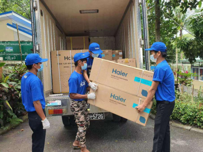 解決醫(yī)護(hù)人員消殺難題，海爾緬甸為當(dāng)?shù)蒯t(yī)院捐贈(zèng)健康家電