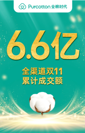 6.6億完美收官！全棉時(shí)代雙11再創(chuàng)新記錄