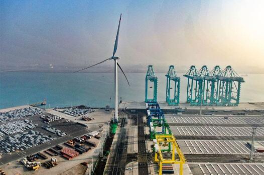 我國港口首個“風(fēng)光儲荷一體化”智慧綠色能源項(xiàng)目并網(wǎng)發(fā)電
