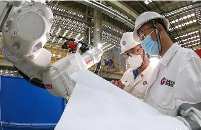 我國首個海洋油氣裝備制造“智能工廠”投產(chǎn)