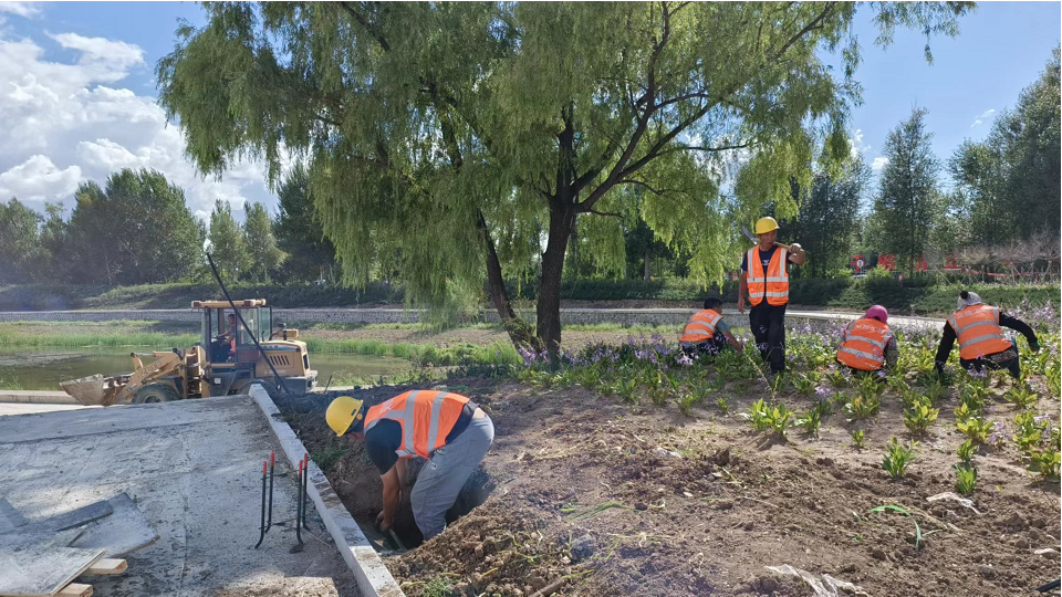 黑龍江省富?？h：廢棄坑塘變生態(tài)公園 城市增“顏值”