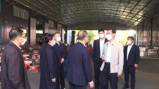山東濟寧兗州區(qū)委副書記、區(qū)長王營督導安全生產(chǎn)和疫情防控工作