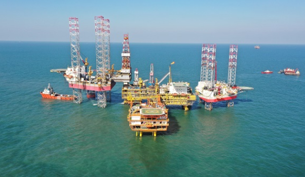 中國最大規(guī)模海上岸電項目完成電力動力平臺海上安裝