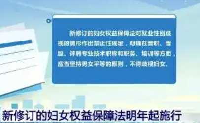 《中華人民共和國婦女權(quán)益保障法》2023年1月1日起施行