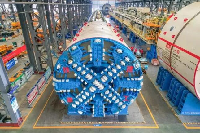 鐵建重工出口新加坡泥水平衡盾構機發(fā)運
