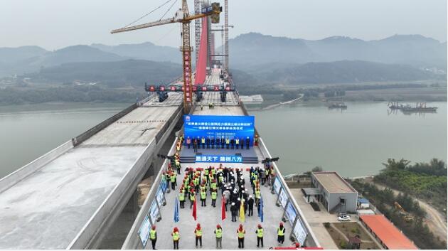 同類型橋梁跨徑世界第一！培森柳江特大橋全橋合龍