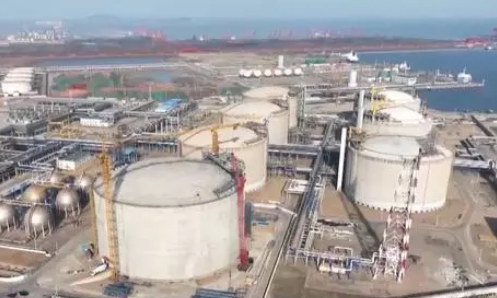 國(guó)產(chǎn)化水平達(dá)95%！國(guó)內(nèi)最大液化天然氣儲(chǔ)罐投入使用