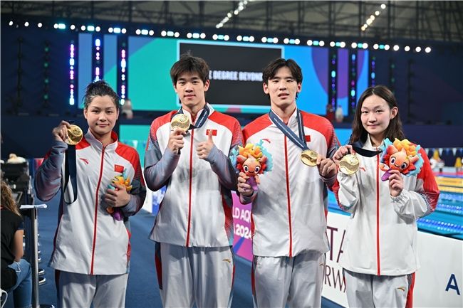 多哈世錦賽中國游泳隊完美收官 慕思好睡眠助力賽場奪冠