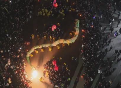 “龍”元素火熱、“花樣”花燈種類多 各地歡天喜地鬧元宵