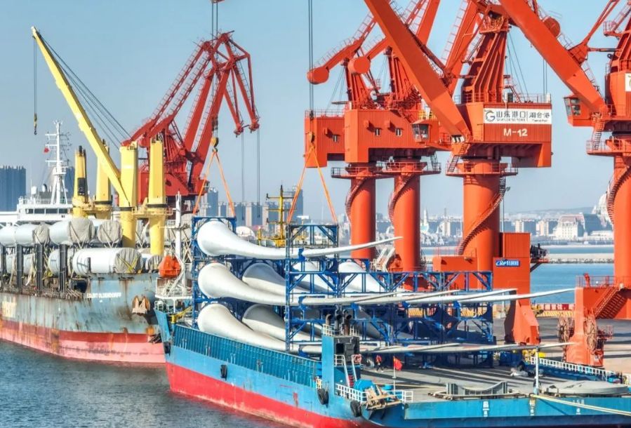 同比增長74%！山東港口助力“新三樣”及高端裝備加速出海