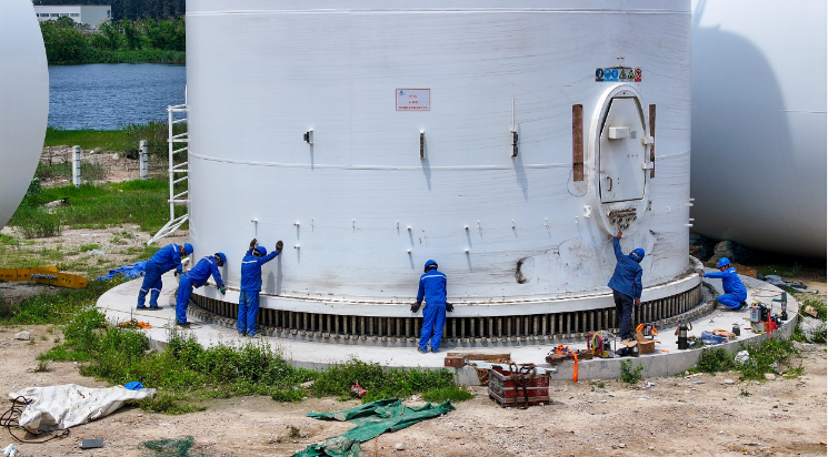 全球單機容量最大海上風電機組將在粵并網(wǎng)測試