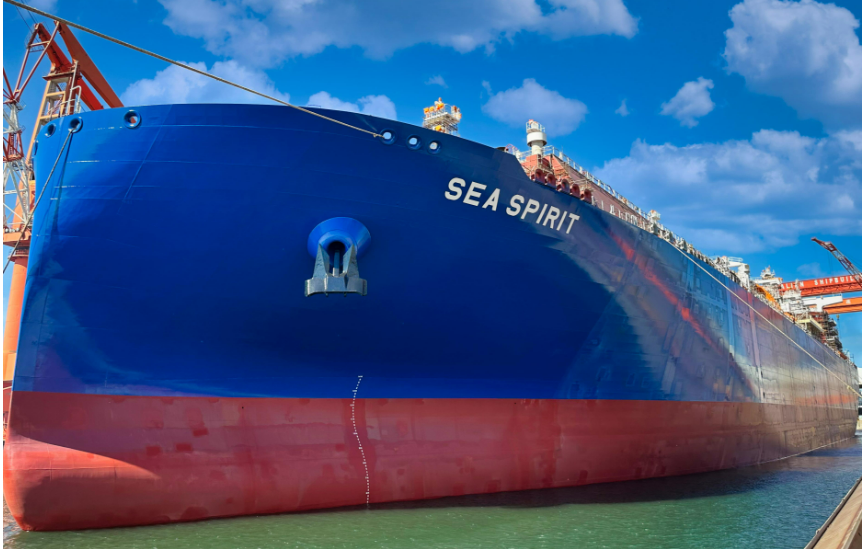 17.5萬立方米大型液化天然氣運輸船完成下水