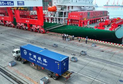 黑龍江“一單制”鐵?？炀€(xiàn)班列常態(tài)化開(kāi)行