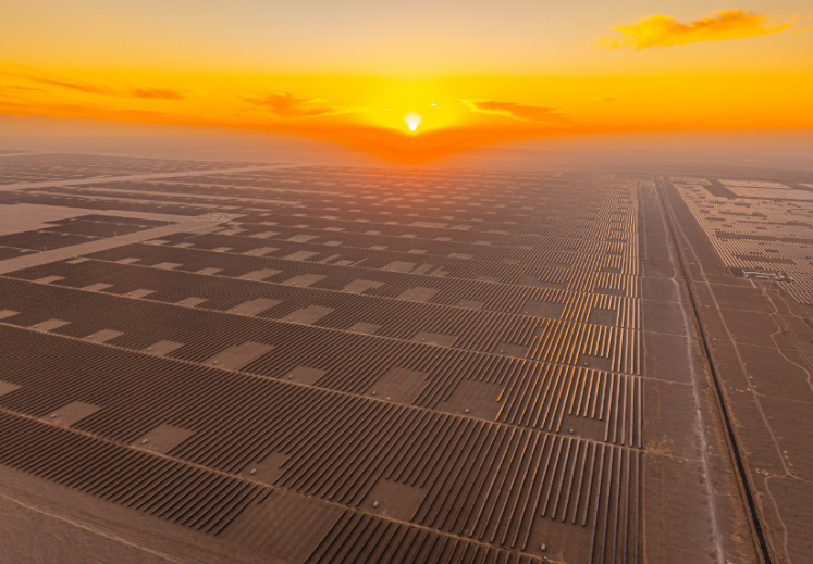 國內(nèi)單體容量最大“沙戈荒”光伏項(xiàng)目成功并網(wǎng)