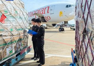 國(guó)內(nèi)首條金磚城市跨商空運(yùn)專(zhuān)線(xiàn)兩年出口突破3000萬(wàn)件