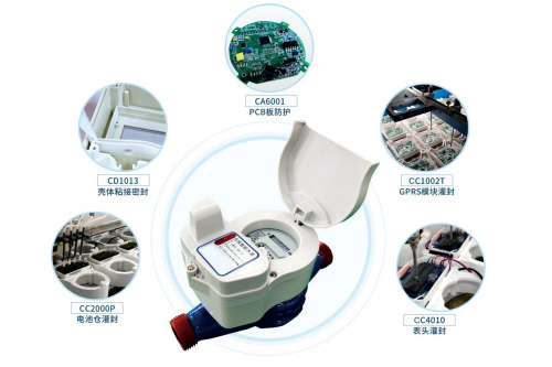 施奈仕智能水表用膠解決方案，賦能未來(lái)水務(wù)智能化
