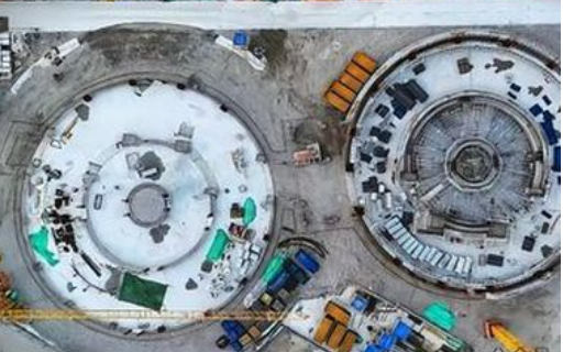 中國中煤承建的亞洲最大儲煤筒倉臨海地基建設(shè)完成