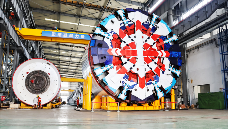 “通澤號”大直徑泥水盾構機正式下線