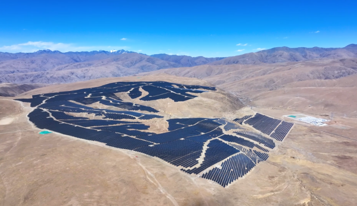西藏已建最大光儲(chǔ)發(fā)電項(xiàng)目并網(wǎng)發(fā)電