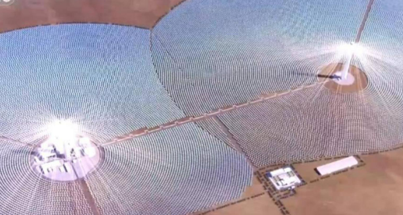 采用自主知識(shí)產(chǎn)權(quán)技術(shù)“雙塔一機(jī)”光熱電站完成首次試運(yùn)行