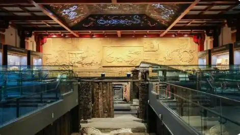 北京大葆臺(tái)遺址博物館新館開(kāi)館 “黃腸題湊”重磅亮相