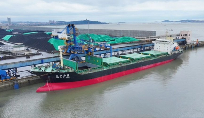 首次！福建省湄洲灣港打通與世界第一大港煤炭運(yùn)輸協(xié)作通道