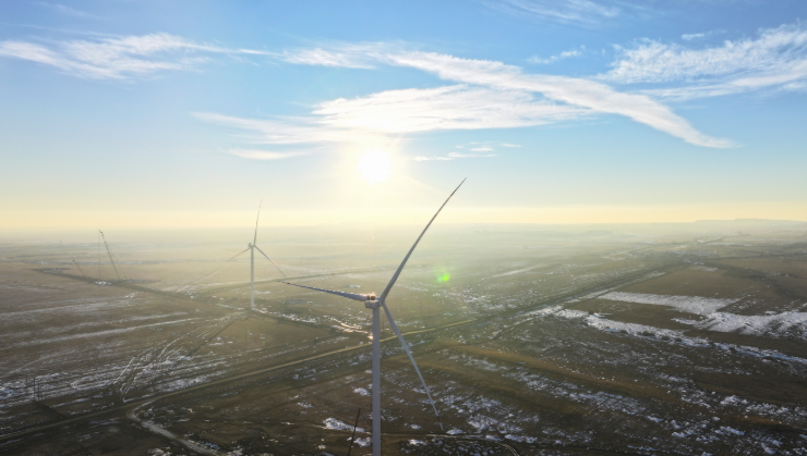 中國電建建設的哈薩克斯坦單體最大風電項目全容量并網(wǎng)發(fā)電