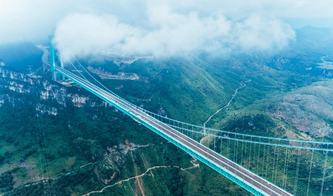 大國(guó)工程+1！世界第一高橋花江峽谷大橋通車(chē)