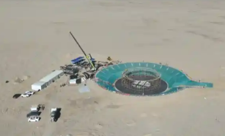 青海格爾木350兆瓦塔式光熱發(fā)電項目開工建設