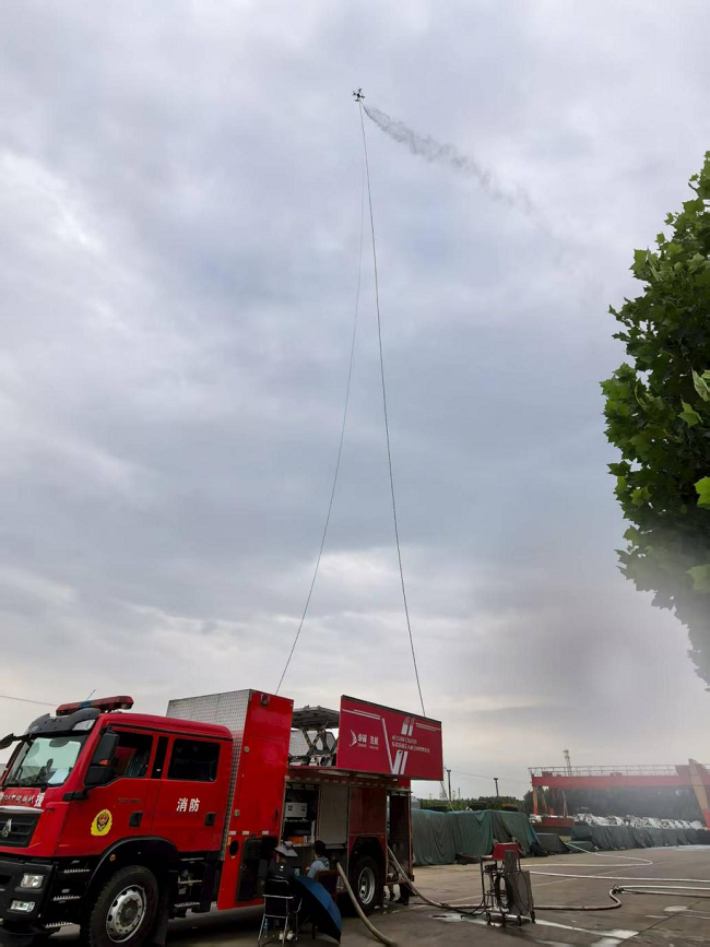 國內首套丨卓翼智能ZTX260改寫超高層消防史，破局超高層建筑滅火全球性難題