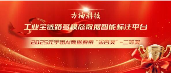方柚科技 | 榮獲2025元宇宙AI數(shù)據(jù)要素“金杏獎(jiǎng)”二等獎(jiǎng)