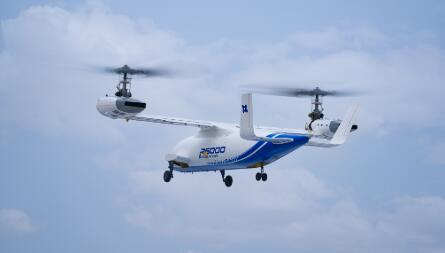 我國6噸級傾轉(zhuǎn)旋翼無人飛行器在四川首飛