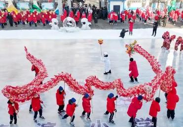 黑龍江：冰天雪地 “熱”了校園
