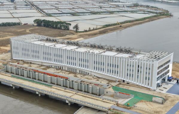 亞洲單體流量最大泵站正式通水