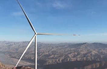 我國西北地區(qū)最高風電項目首批風機并網(wǎng)