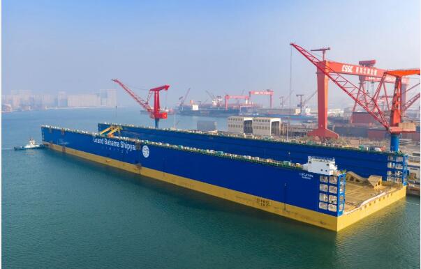 全球最大級！北海造船成功交付12萬噸舉力浮船塢