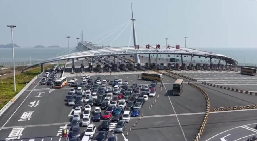 港珠澳大橋第一季度客流車流創(chuàng)同期新高