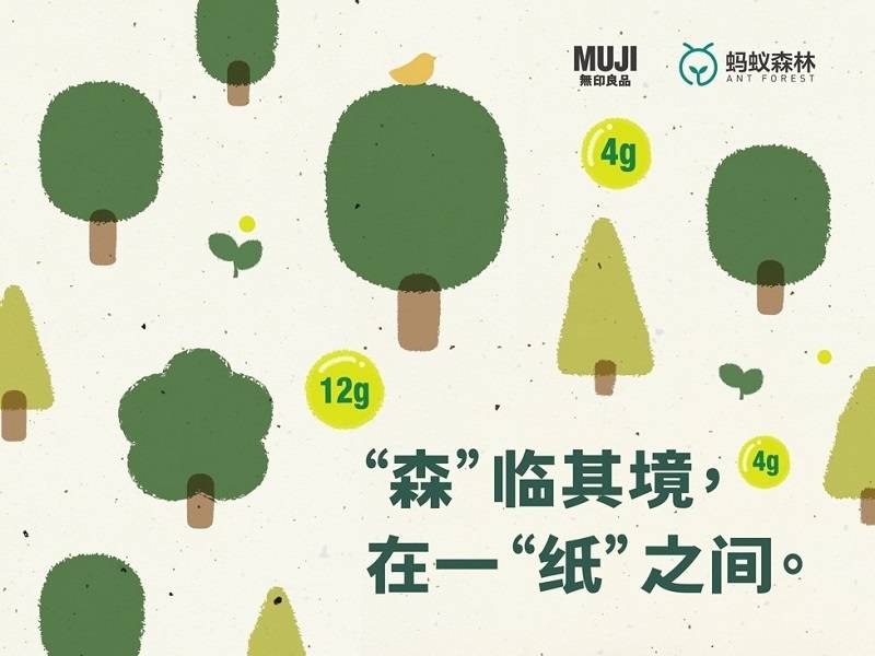 線上公益新實踐，巧得MUJI無印良品螞蟻森林能量球