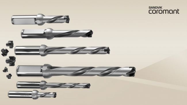 樹立“即插即用”可換刀鉆頭標(biāo)桿，山特維克可樂滿推出CoroDrill? DE10，以卓越性能成就大批量孔加工